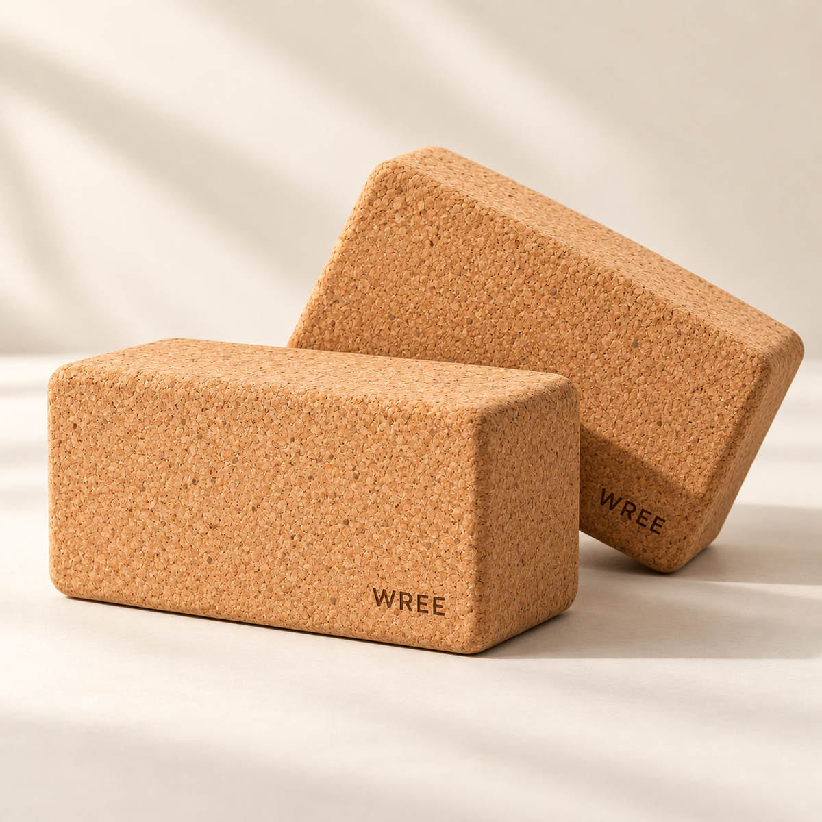WREE Balance Cork Yoga Blocks alternate view