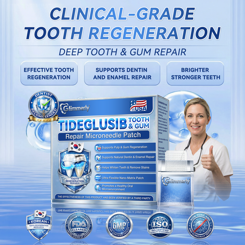 𝐆𝐥𝐢𝐦𝐦𝐞𝐫𝐥𝐲® 𝐓𝐢𝐝𝐞𝐠𝐥𝐮𝐬𝐢𝐛 𝐓𝐨𝐨𝐭𝐡 & 𝐆𝐮𝐦 𝐑𝐞𝐩𝐚𝐢𝐫 𝐌𝐢𝐜𝐫𝐨𝐧𝐞𝐞𝐝𝐥𝐞 𝐏𝐚𝐭𝐜𝐡 🦷 𝐀𝐝𝐯𝐚𝐧𝐜𝐞𝐝 𝐒𝐭𝐞𝐦-𝐂𝐞𝐥𝐥 𝐀𝐜𝐭𝐢𝐯𝐚𝐭𝐢𝐨𝐧 𝐓𝐞𝐞𝐭𝐡 𝐒𝐭𝐫𝐢𝐩𝐬 (𝐑𝐞𝐛𝐮𝐢𝐥𝐝 𝐄𝐧𝐚𝐦𝐞𝐥 & 𝐃𝐞𝐧𝐭𝐢𝐧 • 𝐒𝐭𝐫𝐞𝐧𝐠𝐭𝐡𝐞𝐧 𝐆𝐮𝐦𝐬 • 𝐄𝐫𝐚𝐝𝐢𝐜𝐚𝐭𝐞 𝐓𝐚𝐫𝐭𝐚𝐫 & 𝐎𝐝𝐨𝐫 • 𝐒𝐭𝐨𝐩 𝐓𝐨𝐨𝐭𝐡 𝐒𝐞𝐧𝐬𝐢𝐭𝐢𝐯𝐢𝐭𝐲)