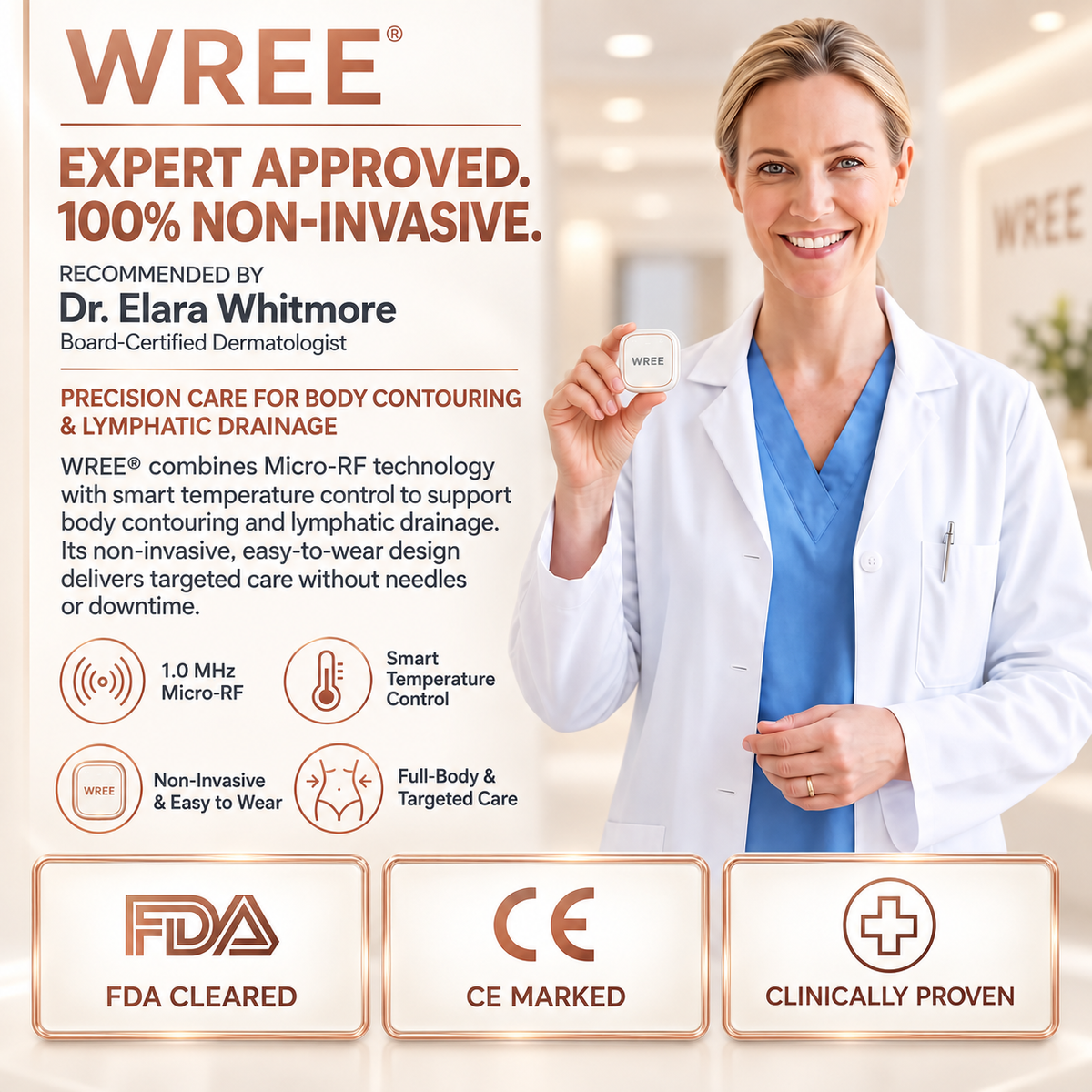 WREE®⚡ Micro-RF Body Contouring & Lymphatic Drainage Device | OFFICIAL STORE