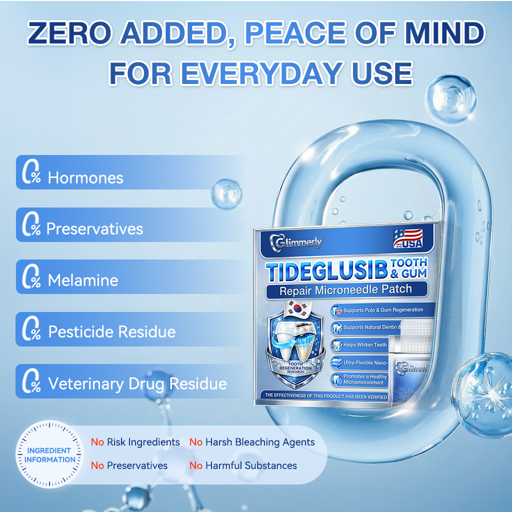 𝐆𝐥𝐢𝐦𝐦𝐞𝐫𝐥𝐲® 𝐓𝐢𝐝𝐞𝐠𝐥𝐮𝐬𝐢𝐛 𝐓𝐨𝐨𝐭𝐡 & 𝐆𝐮𝐦 𝐑𝐞𝐩𝐚𝐢𝐫 𝐌𝐢𝐜𝐫𝐨𝐧𝐞𝐞𝐝𝐥𝐞 𝐏𝐚𝐭𝐜𝐡 🦷 𝐀𝐝𝐯𝐚𝐧𝐜𝐞𝐝 𝐒𝐭𝐞𝐦-𝐂𝐞𝐥𝐥 𝐀𝐜𝐭𝐢𝐯𝐚𝐭𝐢𝐨𝐧 𝐓𝐞𝐞𝐭𝐡 𝐒𝐭𝐫𝐢𝐩𝐬 (𝐑𝐞𝐛𝐮𝐢𝐥𝐝 𝐄𝐧𝐚𝐦𝐞𝐥 & 𝐃𝐞𝐧𝐭𝐢𝐧 • 𝐒𝐭𝐫𝐞𝐧𝐠𝐭𝐡𝐞𝐧 𝐆𝐮𝐦𝐬 • 𝐄𝐫𝐚𝐝𝐢𝐜𝐚𝐭𝐞 𝐓𝐚𝐫𝐭𝐚𝐫 & 𝐎𝐝𝐨𝐫 • 𝐒𝐭𝐨𝐩 𝐓𝐨𝐨𝐭𝐡 𝐒𝐞𝐧𝐬𝐢𝐭𝐢𝐯𝐢𝐭𝐲)