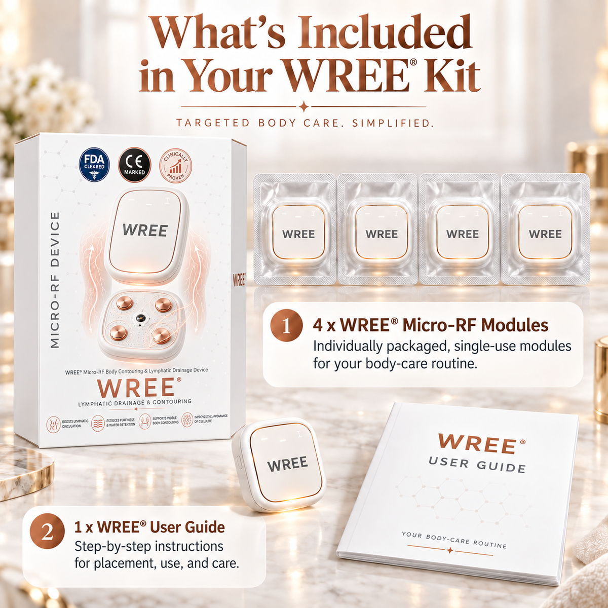 WREE®🌿 Micro-RF Body Contouring & Lymphatic Drainage Device | OFFICIAL STORE