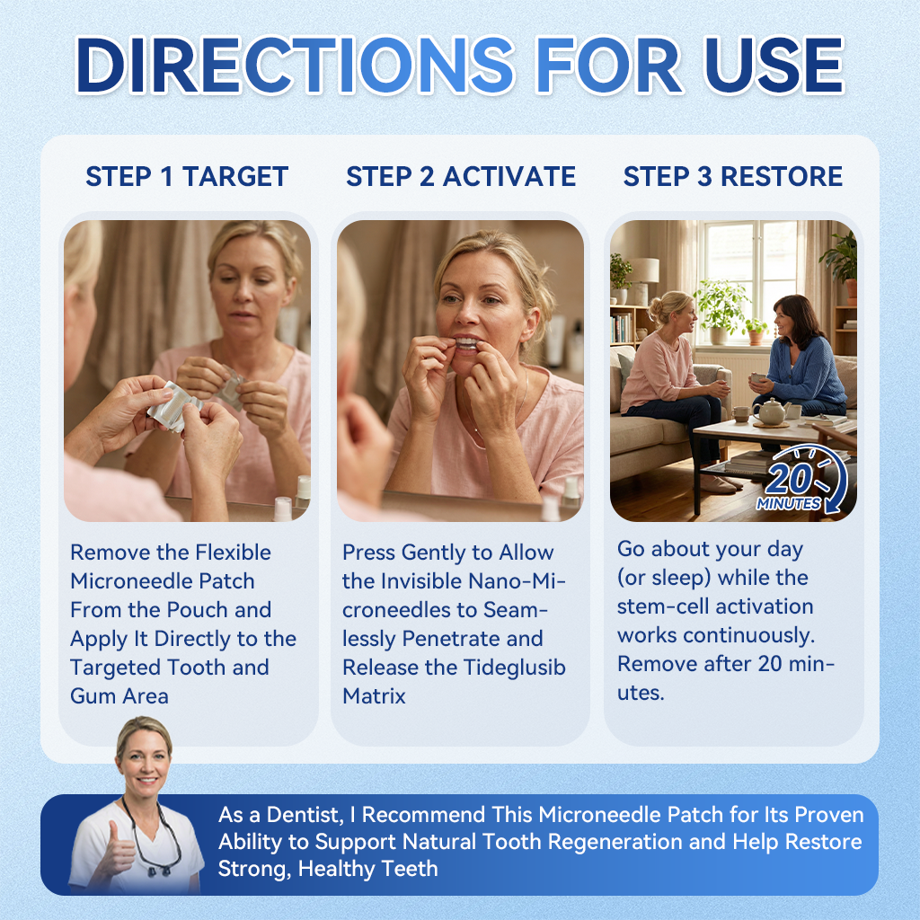 𝐆𝐥𝐢𝐦𝐦𝐞𝐫𝐥𝐲® 𝐓𝐢𝐝𝐞𝐠𝐥𝐮𝐬𝐢𝐛 𝐓𝐨𝐨𝐭𝐡 & 𝐆𝐮𝐦 𝐑𝐞𝐩𝐚𝐢𝐫 𝐌𝐢𝐜𝐫𝐨𝐧𝐞𝐞𝐝𝐥𝐞 𝐏𝐚𝐭𝐜𝐡 🦷 𝐀𝐝𝐯𝐚𝐧𝐜𝐞𝐝 𝐒𝐭𝐞𝐦-𝐂𝐞𝐥𝐥 𝐀𝐜𝐭𝐢𝐯𝐚𝐭𝐢𝐨𝐧 𝐓𝐞𝐞𝐭𝐡 𝐒𝐭𝐫𝐢𝐩𝐬 (𝐑𝐞𝐛𝐮𝐢𝐥𝐝 𝐄𝐧𝐚𝐦𝐞𝐥 & 𝐃𝐞𝐧𝐭𝐢𝐧 • 𝐒𝐭𝐫𝐞𝐧𝐠𝐭𝐡𝐞𝐧 𝐆𝐮𝐦𝐬 • 𝐄𝐫𝐚𝐝𝐢𝐜𝐚𝐭𝐞 𝐓𝐚𝐫𝐭𝐚𝐫 & 𝐎𝐝𝐨𝐫 • 𝐒𝐭𝐨𝐩 𝐓𝐨𝐨𝐭𝐡 𝐒𝐞𝐧𝐬𝐢𝐭𝐢𝐯𝐢𝐭𝐲)
