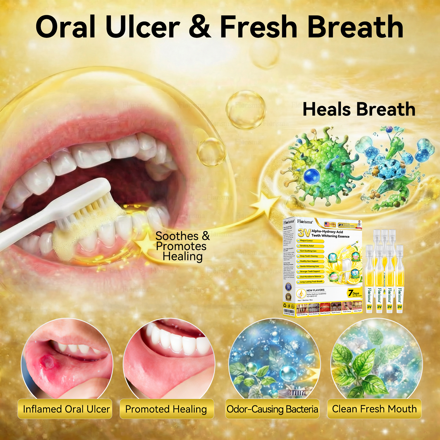 𝗢𝗳𝗳𝗶𝗰𝗶𝗮𝗹 𝗦𝘁𝗼𝗿𝗲 | ✨🦷 𝗙𝗹𝗼𝗿𝗶𝘀𝗺𝗮® 𝟯𝗩 𝗔𝗹𝗽𝗵𝗮-𝗛𝘆𝗱𝗿𝗼𝘅𝘆 𝗔𝗰𝗶𝗱 𝗧𝗲𝗲𝘁𝗵 𝗪𝗵𝗶𝘁𝗲𝗻𝗶𝗻𝗴 𝗘𝘀𝘀𝗲𝗻𝗰𝗲 🪥 ✔️ 𝗖𝗮𝘃𝗶𝘁𝘆 𝗥𝗲𝗽𝗮𝗶𝗿, 𝗚𝘂𝗺 𝗦𝘂𝗽𝗽𝗼𝗿𝘁, 𝗕𝗮𝗱 𝗕𝗿𝗲𝗮𝘁𝗵 𝗖𝗼𝗻𝘁𝗿𝗼𝗹, 𝗗𝗲𝗲𝗽 𝗪𝗵𝗶𝘁𝗲𝗻𝗶𝗻𝗴 ✨