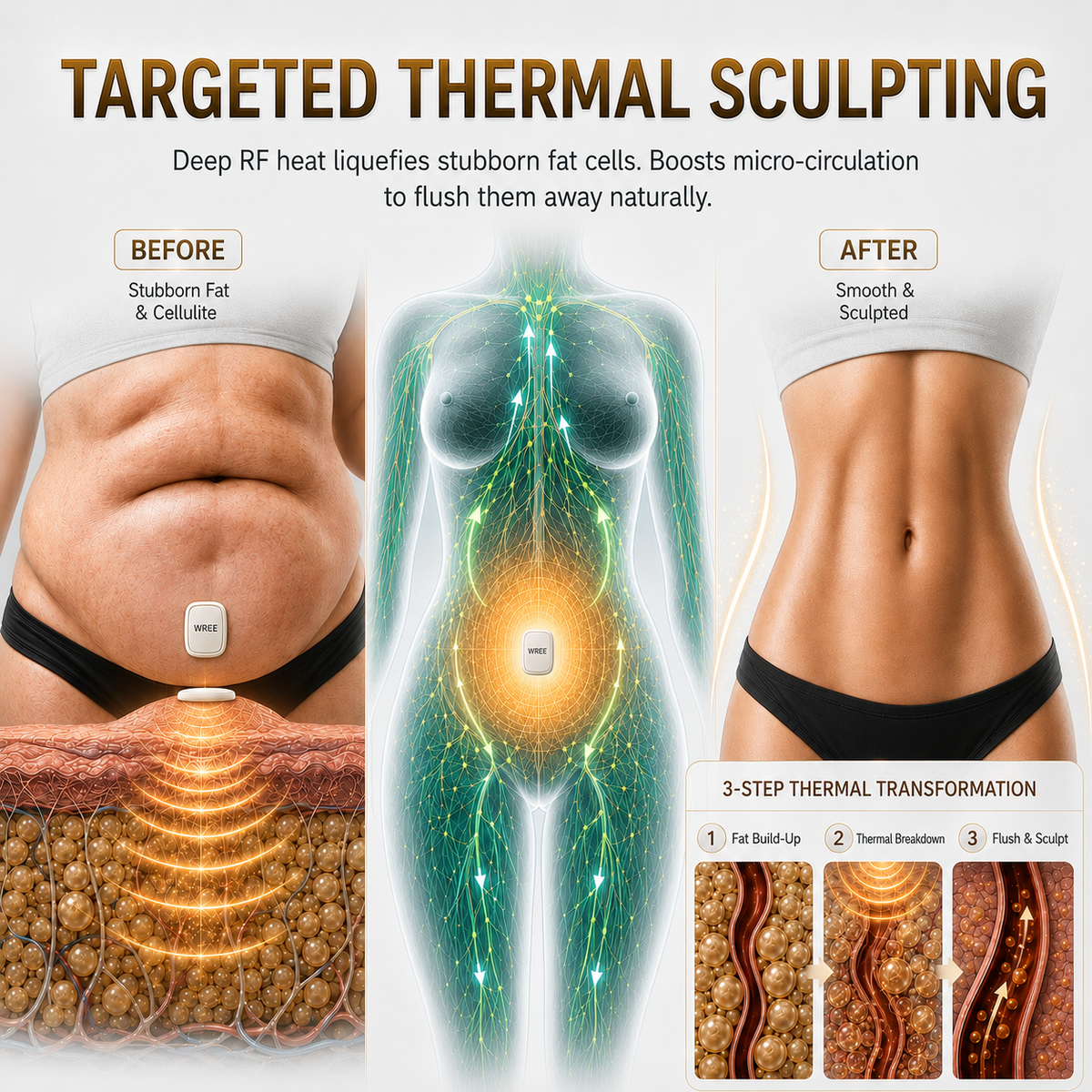 WREE®⚡ Micro-RF Body Contouring & Lymphatic Drainage Device | OFFICIAL STORE