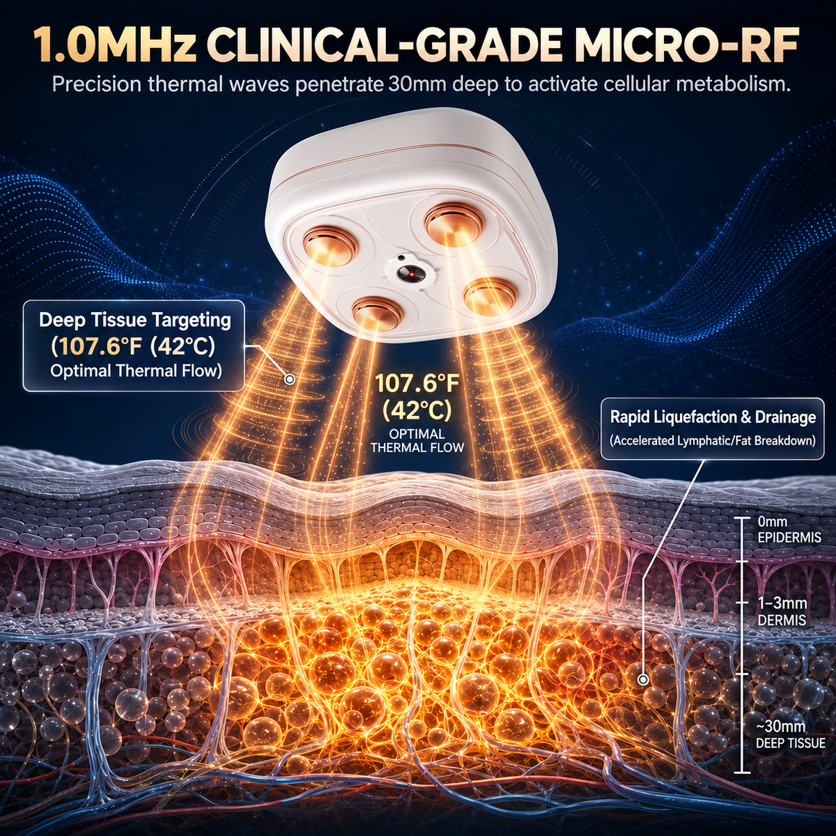 WREE®⚡ Micro-RF Body Contouring & Lymphatic Drainage Device | OFFICIAL STORE