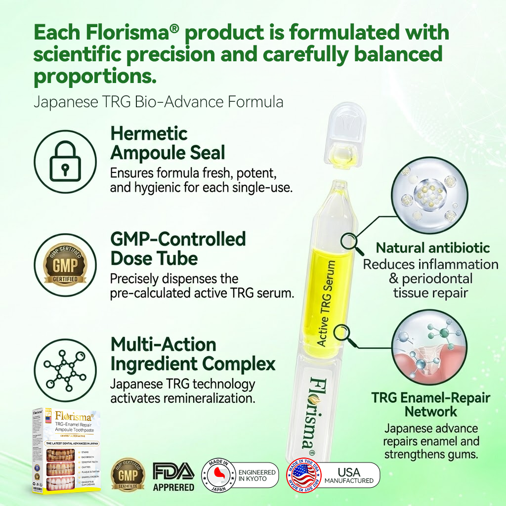 𝗙𝗹𝗼𝗿𝗶𝘀𝗺𝗮® 𝗧𝗥𝗚 𝗘𝗻𝗮𝗺𝗲𝗹 𝗥𝗲𝗽𝗮𝗶𝗿 𝗔𝗺𝗽𝗼𝘂𝗹𝗲 𝗧𝗼𝗼𝘁𝗵𝗽𝗮𝘀𝘁𝗲