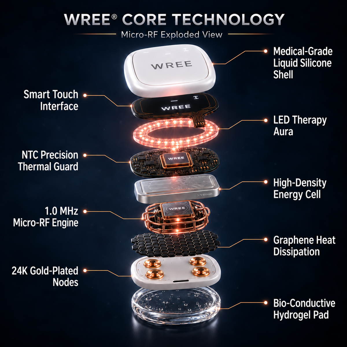 WREE®💎 Micro-RF Body Contouring & Lymphatic Drainage Device | OFFICIAL STORE