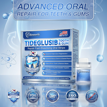 𝐺𝑙𝑖𝑚𝑚𝑒𝑟𝑙𝑦® 𝑇𝑖𝑑𝑒𝑔𝑙𝑢𝑠𝑖𝑏 𝑇𝑜𝑜𝑡ℎ & 𝐺𝑢𝑚 𝑅𝑒𝑝𝑎𝑖𝑟 𝐹𝑎𝑠𝑡-𝐷𝑖𝑠𝑠𝑜𝑙𝑣𝑖𝑛𝑔 𝑂𝑟𝑎𝑙 𝑆𝑡𝑟𝑖𝑝𝑠